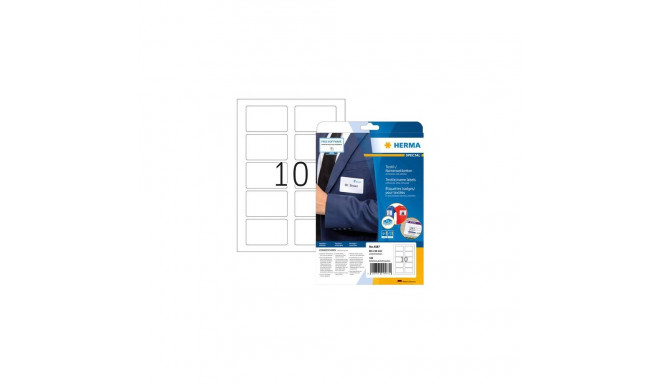 HERMA 4587 self-adhesive label Rounded rectangle Removable White 100 pc(s)