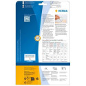 HERMA 4587 self-adhesive label Rounded rectangle Removable White 100 pc(s)