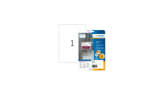 HERMA A4 self-adhesive label Rounded rectangle White 10 pc(s)