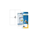 HERMA 4576 self-adhesive label Removable White 80 pc(s)