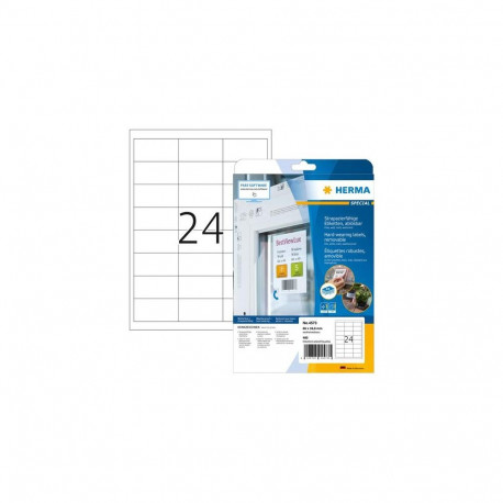 HERMA 4573 self-adhesive label Removable White 480 pc(s)