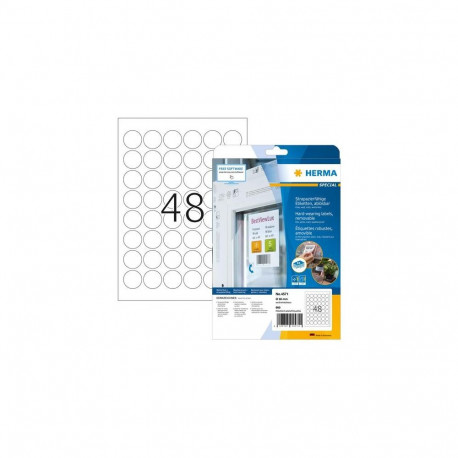 HERMA 4571 self-adhesive label Removable White 960 pc(s)
