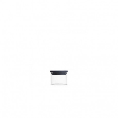 Brabantia 298301 jar Round Glass Grey, Transparent