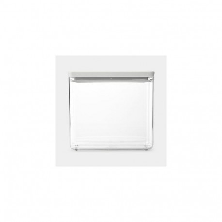 Brabantia Tasty+ Rectangular Canister 3.5 L Light grey, Transparent 1 pc(s)