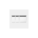 Brabantia Tasty+ Rectangular Canister 6.7 L Grey, Transparent 3 pc(s)