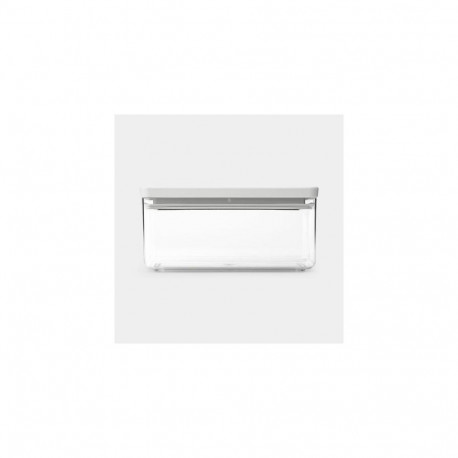 Brabantia Tasty+ Rectangular Canister 1.5 L Light grey, Transparent 1 pc(s)