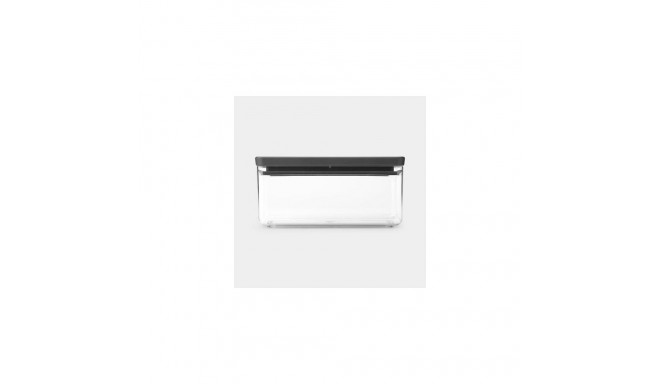 Brabantia Tasty+ Rectangular Canister 1.5 L Grey, Transparent 1 pc(s)