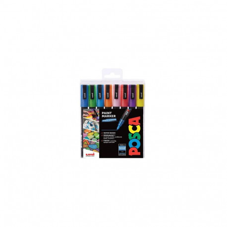 POSCA PC-3M Multicolour 8 pc(s)