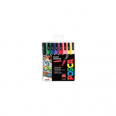 POSCA PC-3M Multicolour 8 pc(s)
