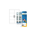 HERMA 10795 self-adhesive label Rounded rectangle Permanent White 160 pc(s)