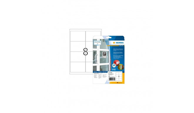 HERMA 10795 self-adhesive label Rounded rectangle Permanent White 160 pc(s)