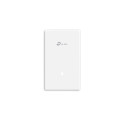Omada BE3600 Wa ll-Plate Dual-Band Wi-Fi7 Access Point PORT: Uplink: 1× 2.5G RJ45 Port; Downlink: 1×