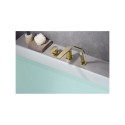 The mixer is installed on the edge of the bath Blue Water Monaco MON-BWW.080, gold color
