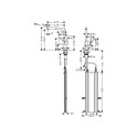 Köögisegisti voolikuga Hansgrohe 72809670