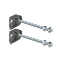 Viega 460440 fastening elements for the plastered WC frame
