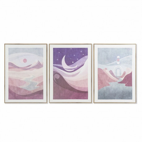 Maal DKD Home Decor Maastik Kaasaegne (50 x 3 x 70 cm)