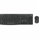 Klaviatuur ja Juhtmevaba Hiir Logitech 920-009870 Juhtmevaba Must Hall Grafiithall portugali