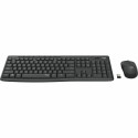 Klaviatuur ja Juhtmevaba Hiir Logitech 920-009870 Juhtmevaba Must Hall Grafiithall portugali
