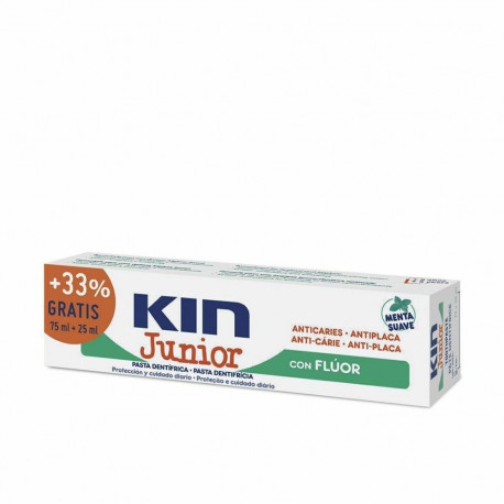 Toothpaste Kin Kin Junior Mint 25 ml Anti-caries