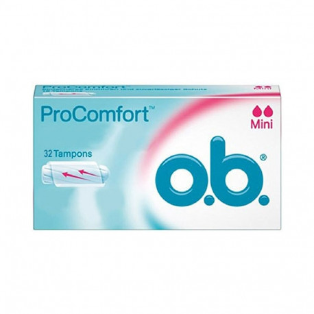 Pack of Tampons Ob Procomfort Mini 32 Units