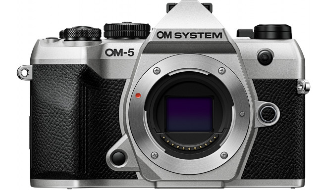 OM SYSTEM OM-5 Mark II kere, hõbedane