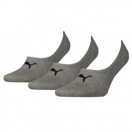 Ankle Sports Socks Puma FOOTIE (3 Pairs) Grey - 43-46