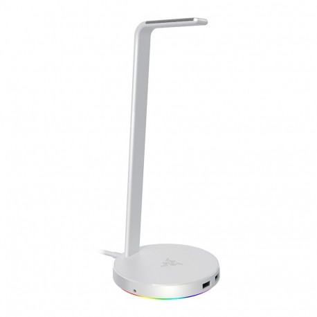 Razer Base Station V2 Chroma Mercury, 2 x USB 3.1 ports, 1 x 3.5mm combo port with built-in DAC, Raz
