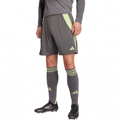 Spodenki męskie adidas Tiro 24 szaro-limonkowe JN1993 XL