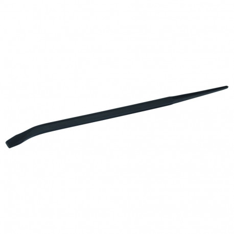 Special pry bar with long-tapered end for alignments and a flat end used for lifting and bending heav