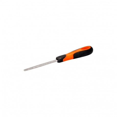 Half-round file 6" 150mm smooth cut with handle
