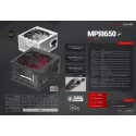Mars Gaming MPIII650W Power Supply  ATX 650W