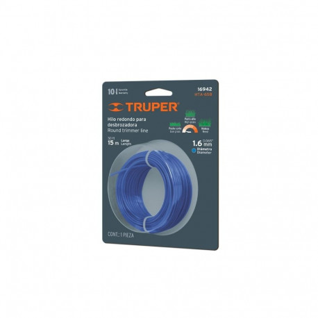 Round trimmer line 1.6mm/15m Truper®