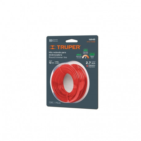 Ümar trimmeri jõhv 2.7mm/12m Truper®