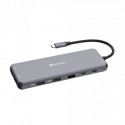 Verbatim CMH-13 USB Type-C 10000 Mbit/s hõbedane