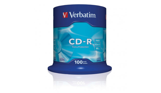 CD R 700MB x52 Protec Surfa 100 tk VERBATIM 434115