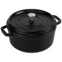 Staub ümmargune malmist vorm 3,8 l must