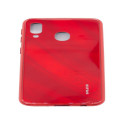 Evelatus Samsung Galaxy A20e Water Ripple Full Color Electroplating Tempered Glass Red