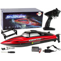 R/C mootorpaat 2,4G punane 20-25 km/h