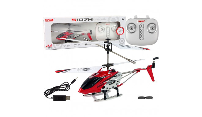 Helikopter SYMA S107H Zdalnie Sterowany 2,4G Czerwony