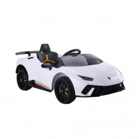 Auto na akumulator Lamborghini Huracan Pilot Światła LED MP3 Białe