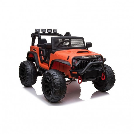 Jeep akutoitega maastur JC666 LED-tuled MP3 kaugjuhtimispult, oranž