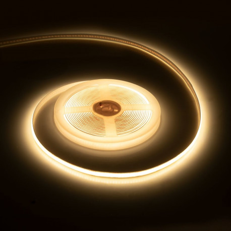 Sznur diodowy COB Rebel - 5m, soe valge, 12V