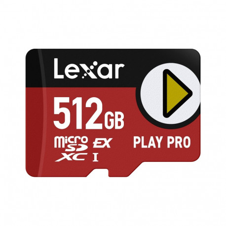 Lexar mälukaart microSDXC Express PLAY Pro Express 7.1 R900/W600 C10 U3 UHS-I (V30) 512GB