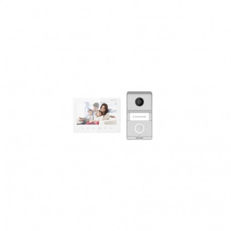 Hikvision DS-KIS101-P/FLUSH video intercom system 2 MP 17.8 cm (7") Silver, White