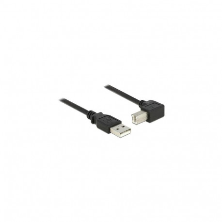 DeLOCK 0.5m, USB 2.0-A / USB 2.0-B USB cable USB A USB B 0.48 Gbit/s Black