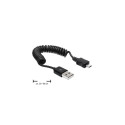 DeLOCK USB 2.0-A/USB micro-B 0.6m USB cable USB A Micro-USB B Black