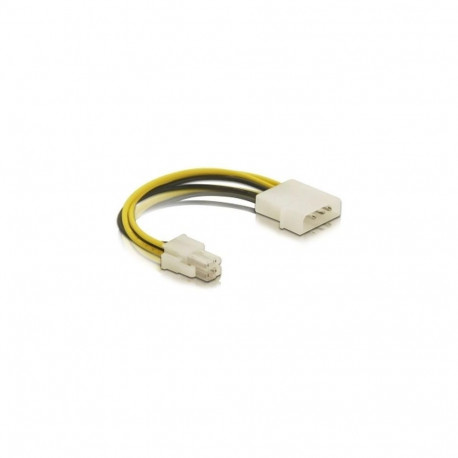 DeLOCK Cable P4 male > Molex 4pin male Multicolour 0.13 m