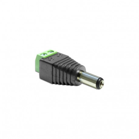 DeLOCK 65487 cable gender changer DC 2.5 x 5.5 mm 2p Black, Green