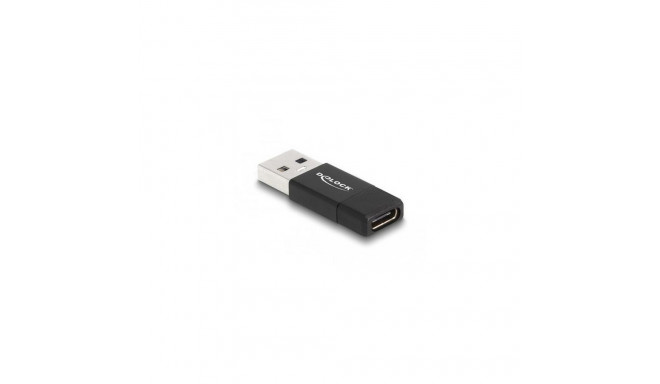DeLOCK USB 3.2 Gen 2 Adapter USB Type-A male to USB Type-C active female black