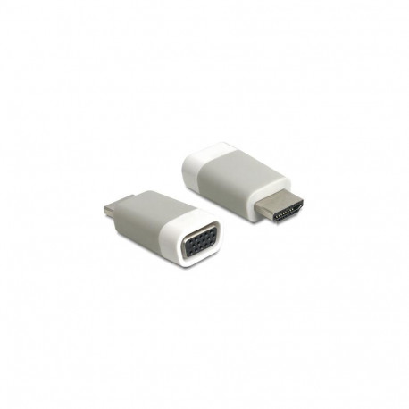 DeLOCK 65472 cable gender changer HDMI-A VGA White